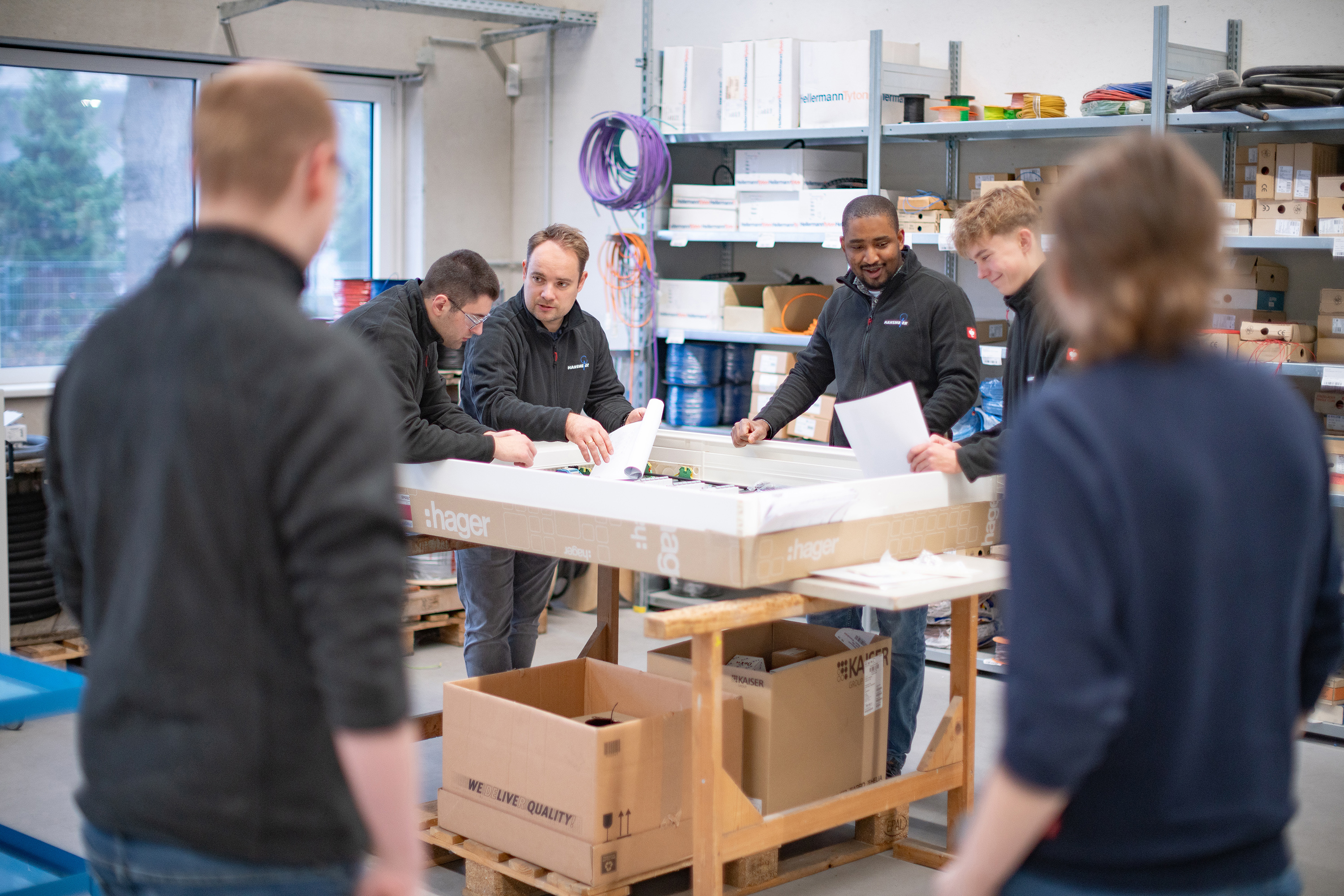 Elektro Hansmeier Hager Lager Planung